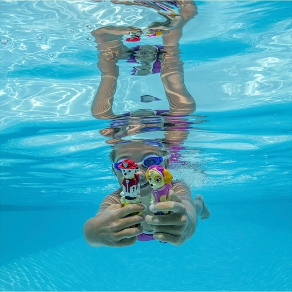 SwimWays Nickelodeon Paw Patrol Learn-to-Swim Kids Pool Toy Dive Sticks(2 Pack) - Picture 5 of 6